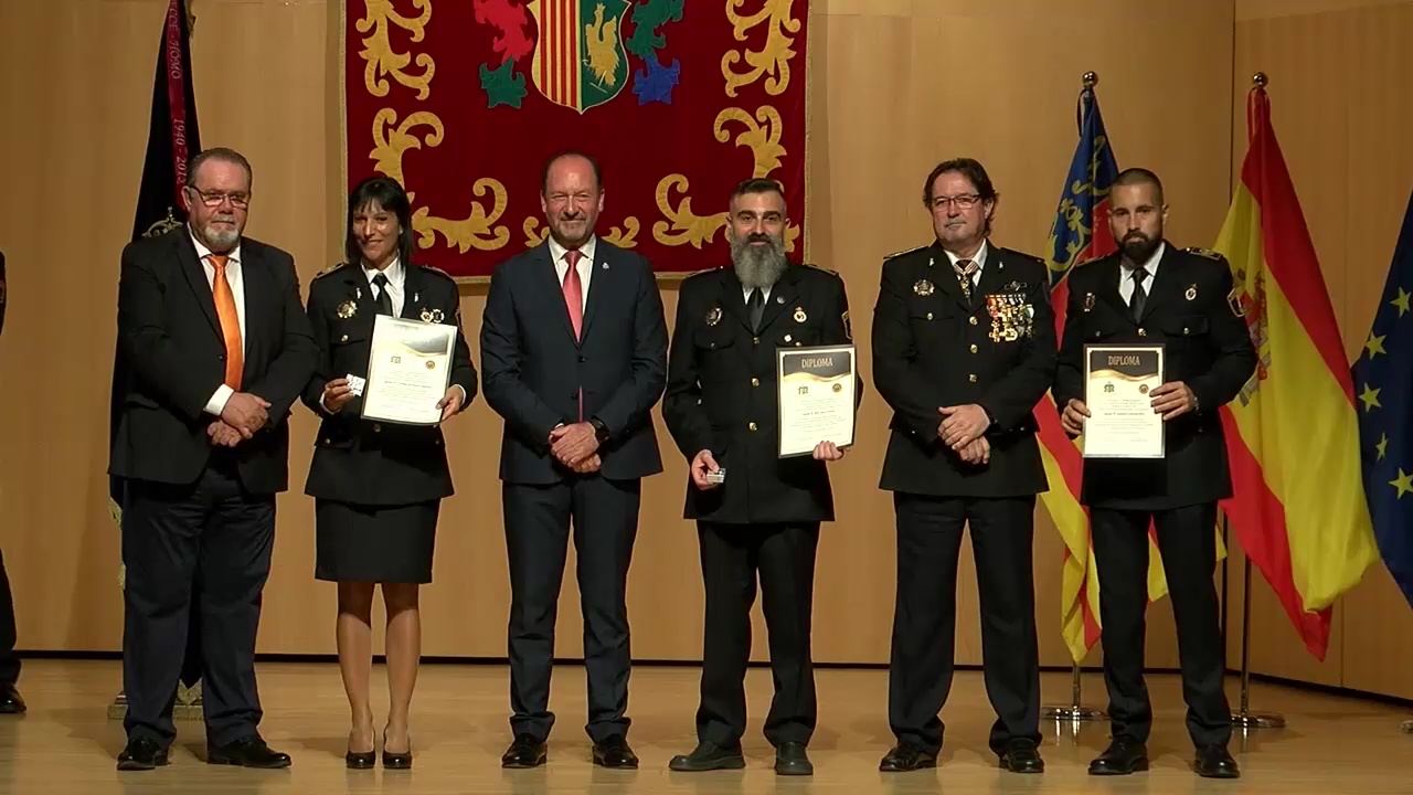 Acto de entrega de distinciones de la Policia Local de Orihuela